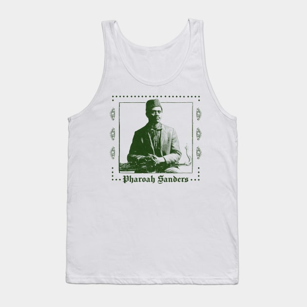 Pharoah Sanders ------- Retro Original Design Tank Top by DankFutura